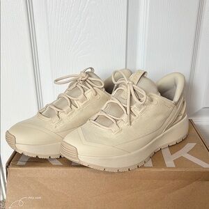 Elegant Cream Women's Sneakers - Women's Wasatch - Sand - 9 / Wide EE